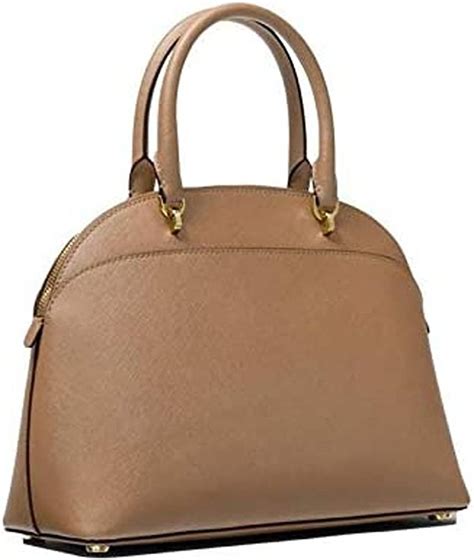 michael kors emmy large saffiano leather dome satchel|Michael Kors Emmy handbags.